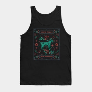 Year Of The Goat Goats Chinese New Year Tank Top